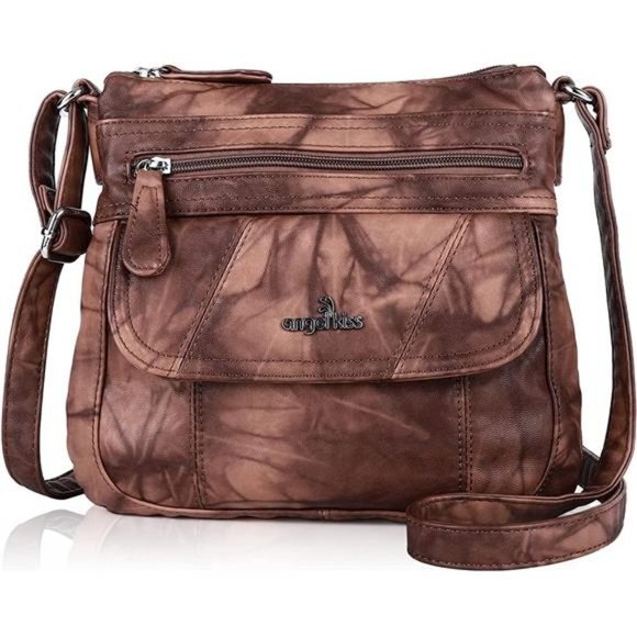 Handbags - Crossbody Bags for Women PU Leather, Grey
